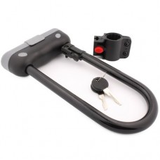 Tuff Bro® Heavy Duty 14mm U Bar Bike Lock Anti-theft Bicycle U Lock with Mount Bracket & 2 Keys - B00ZZ1QR92